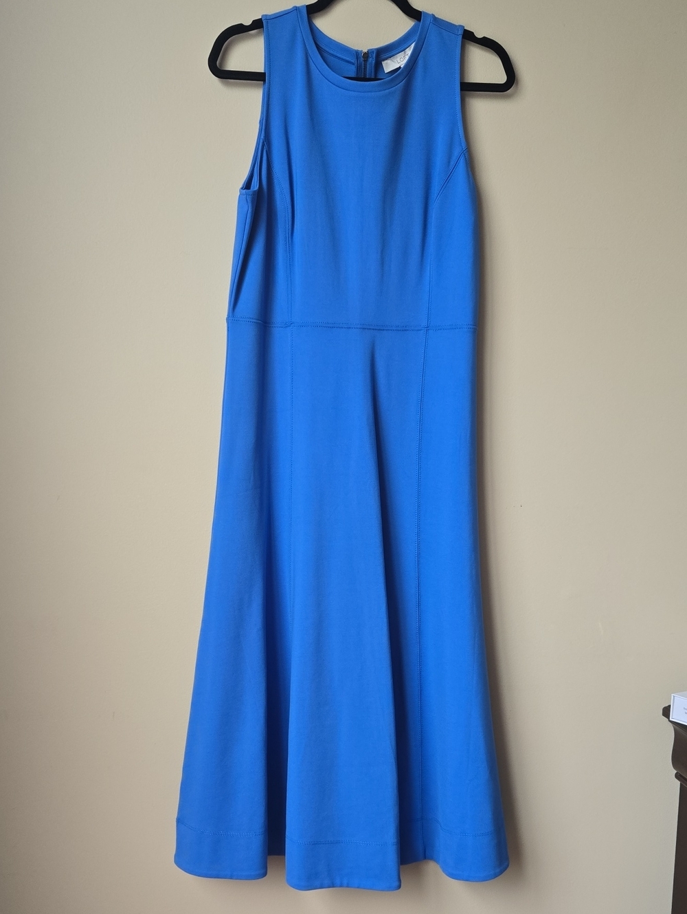 LOFT Sleeveless Maxi Dress in Bright Blue